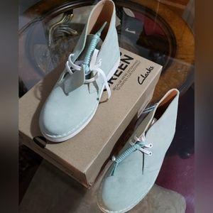 Shoes, Desert Clarks, 8.5 Women's, mint green